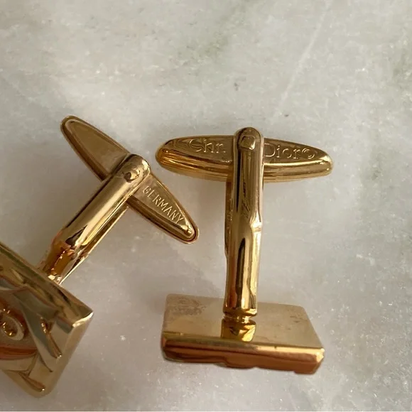 Auth Dior Cuff Links - Picture 4 of 4